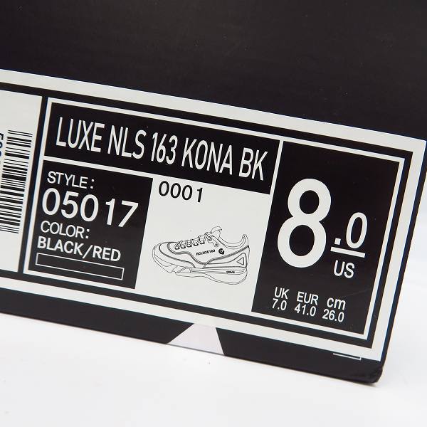実際に弊社で買取させて頂いたAKM LUXE163AKMBB×GRAVIS/エーケーエム×グラビス NLS163 KONA スニーカー LXG003/ 26.0の画像 8枚目
