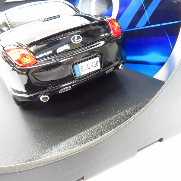 実際に弊社で買取させて頂いたMaisto/マイスト 1/18 Lexus SC430/レクサス ブラックの画像 3枚目