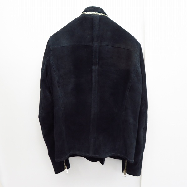 実際に弊社で買取させて頂いたDIESEL BLACK GOLD/ディーゼルブラックゴールド  スエード/スウェード ダブルライダース ジャケット 46の画像 1枚目