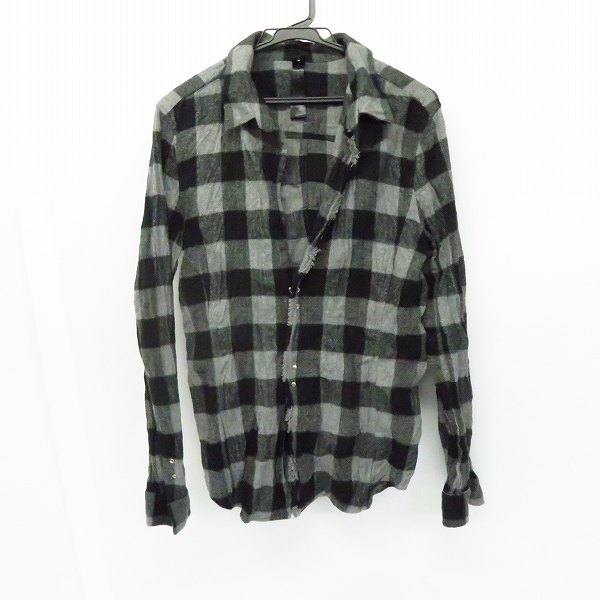 実際に弊社で買取させて頂いたwjk/ダブルジェーケー ブロックチェック フックシャツ/4302 CH74K/L