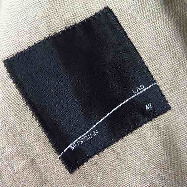 実際に弊社で買取させて頂いたLAD MUSICIAN/ラッドミュージシャン リネン ジャケット 2313-301/42の画像 2枚目