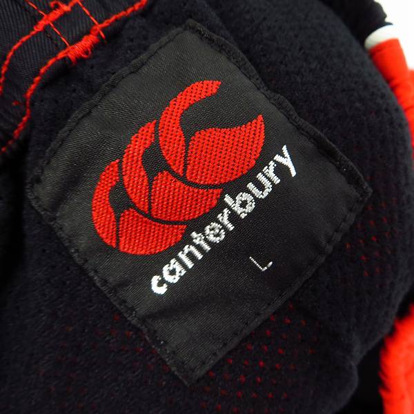 実際に弊社で買取させて頂いた【未使用】canterbury/カンタベリー JAPAN WIND PANTS/ウインド パンツ レッド/Lの画像 2枚目