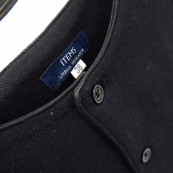 実際に弊社で買取させて頂いたITEMS/アイテムズ URBAN RESEARCH/アーバンリサーチ コットン天竺ノーカラー シャツ WH74-13Y006/38の画像 5枚目