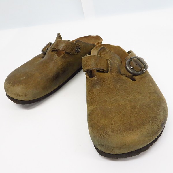 実際に弊社で買取させて頂いた【難有】CHROME HEARTS/クロムハーツ×BIRKENSTOCK/ビルケンシュトック  ボストン ガンスリンガーレザーサンダル/40