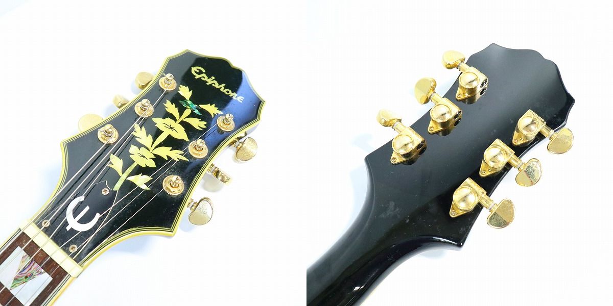 実際に弊社で買取させて頂いた★Epiphone/エピフォン SHERATON II EB セミアコギター エレキギターの画像 2枚目