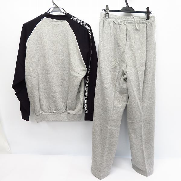 実際に弊社で買取させて頂いた【未使用】FILA/フィラ ロゴライン スウェット/スエット トレーナー/パンツ Size：XL 2点セットの画像 1枚目