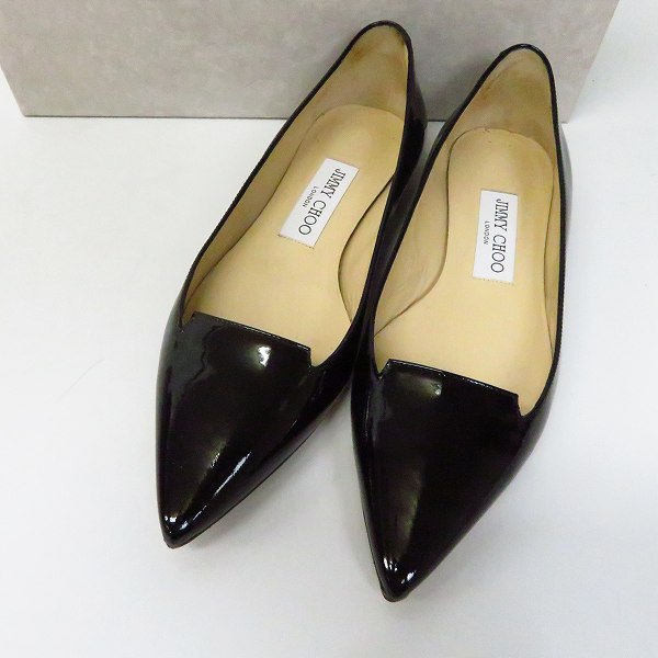 実際に弊社で買取させて頂いたJIMMY CHOO/ジミーチュウ ATTILA パンプス エナメル ブラック/36