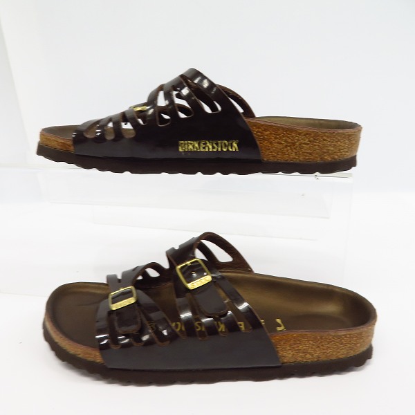 実際に弊社で買取させて頂いたBIRKENSTOCK/ビルケンシュトック レディース サンダル ブラウン35/22.5の画像 3枚目