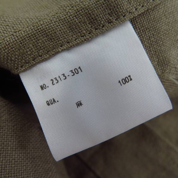 実際に弊社で買取させて頂いたLAD MUSICIAN/ラッドミュージシャン リネン ジャケット 2313-301/42の画像 3枚目