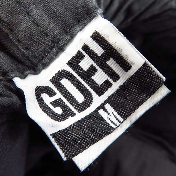 実際に弊社で買取させて頂いたGOODENOUGH/GDEH/グッドイナフ コットンカーゴパンツ ブラック/Mの画像 2枚目