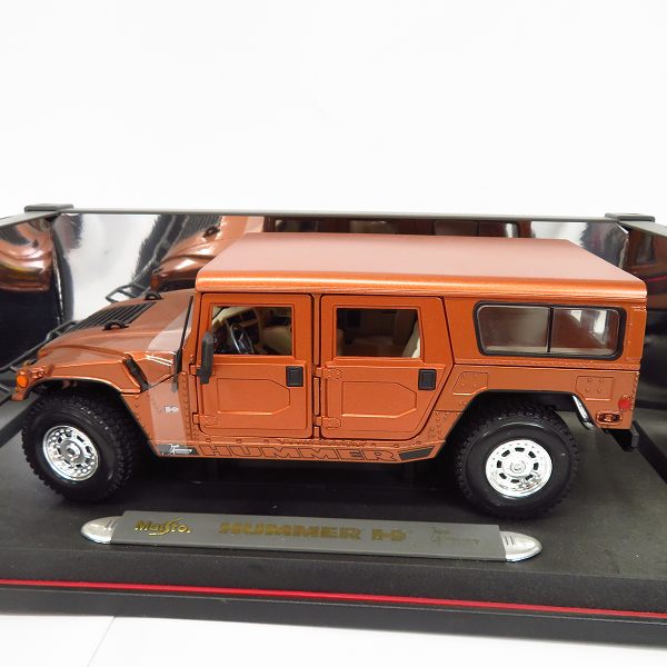 実際に弊社で買取させて頂いたMaisto/マイスト 1/18 Hummer H1/ハマー H2 SUV プレミアムアディション の画像 1枚目