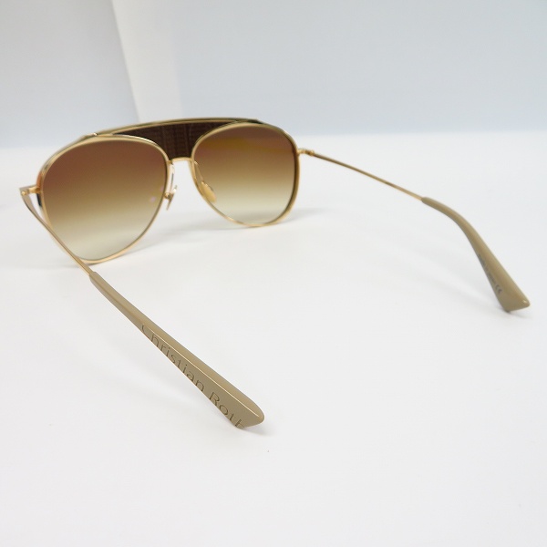 実際に弊社で買取させて頂いたChristian Roth/クリスチャンロス FUNKER サングラス/アイウェア CRS-00127-GLDの画像 2枚目
