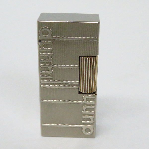 実際に弊社で買取させて頂いたdunhill/ダンヒル ロゴ入り ローラーガスライター シルバー