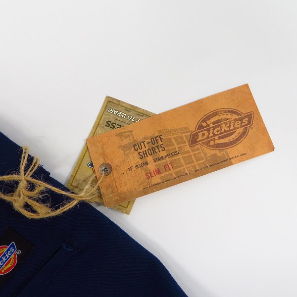 実際に弊社で買取させて頂いた【未使用】Dickies/ディッキーズ RELAXED FIT デニム ハーフパンツ DR222SGT/DR222SBGT 36 2点セットの画像 5枚目