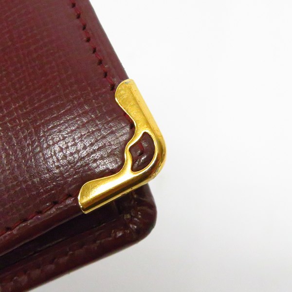 実際に弊社で買取させて頂いたCartier/カルティエ マストライン 2つ折り 財布/ウォレットの画像 7枚目
