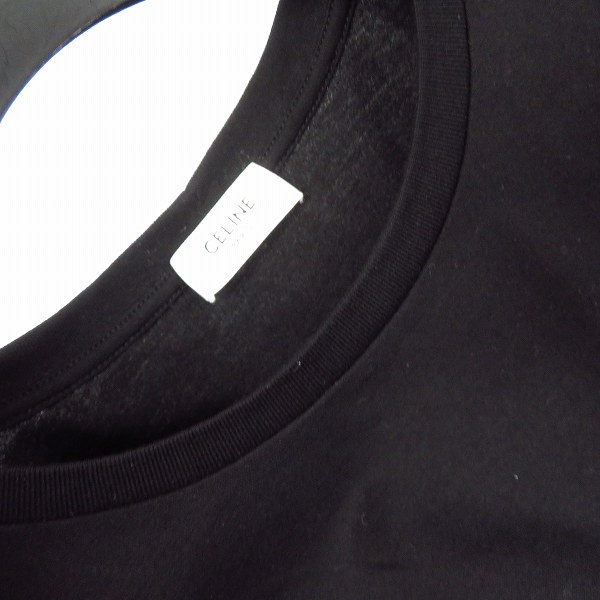 実際に弊社で買取させて頂いた【注目商品/JPタグ】CELINE/セリーヌ 20SS クラシックラウンドネックシャツ ロゴジャージー 半袖Tシャツ 2X314916G Sの画像 5枚目