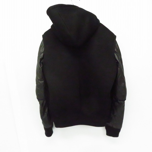 実際に弊社で買取させて頂いた【JPタグ】GIVENCHY/ジバンシィ 19AW ネオプレン&レザー フードジャケット BM00CB60DH/46の画像 1枚目