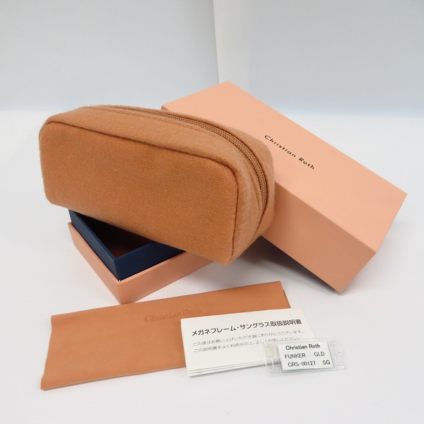 実際に弊社で買取させて頂いたChristian Roth/クリスチャンロス FUNKER サングラス/アイウェア CRS-00127-GLDの画像 8枚目