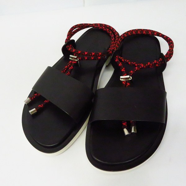 実際に弊社で買取させて頂いたJimmy Choo/ジミーチュウ 19AW ATO コードストラップサンダル 42