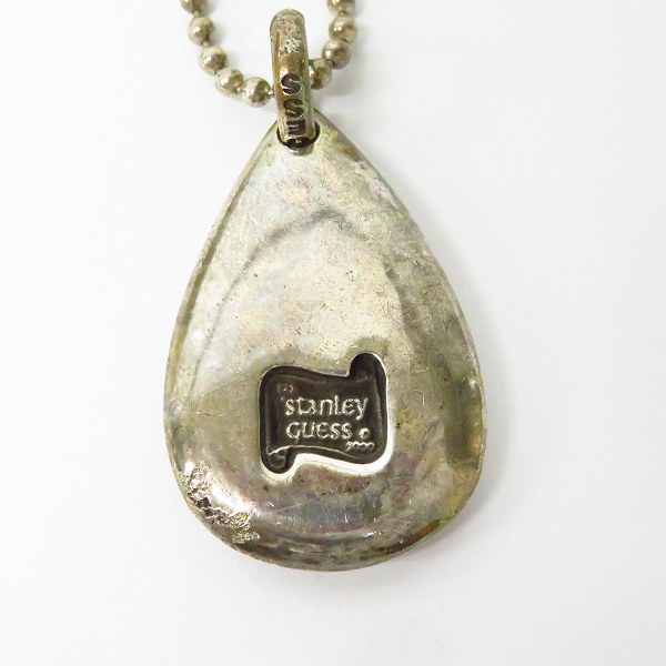 実際に弊社で買取させて頂いたSTANLEY GUESS/スタンリーゲス 雫型 ウッド ネックレス/ペンダントの画像 2枚目