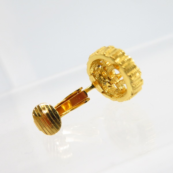 実際に弊社で買取させて頂いたChristian Dior/クリスチャンディオール トロッター ラインストーン イヤリング 片耳の画像 2枚目