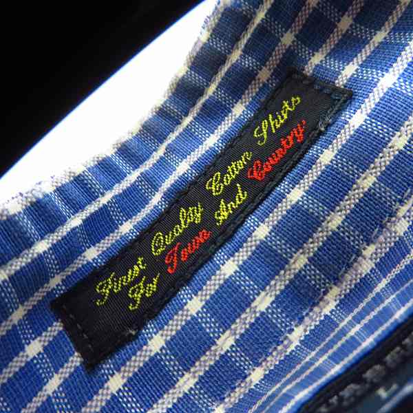 実際に弊社で買取させて頂いたBURBERRY LONDON/バーバリーロンドン チェック柄長袖シャツ Lの画像 3枚目