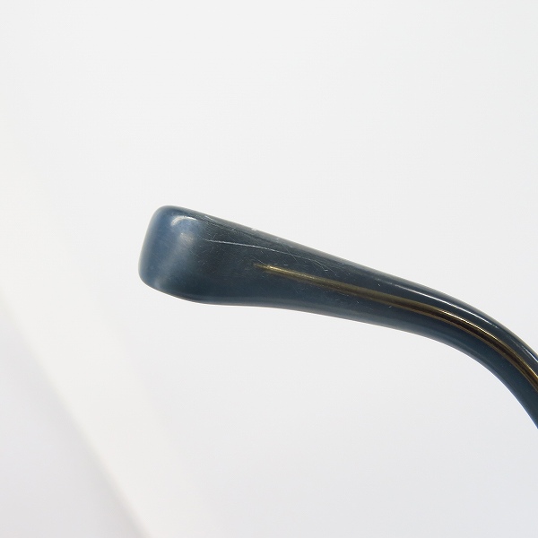 実際に弊社で買取させて頂いた999.9/フォーナインズ 度入り メガネフレーム ハーフリム M-902の画像 7枚目