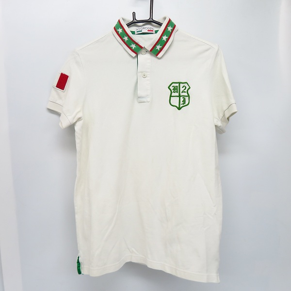 実際に弊社で買取させて頂いたHYDROGEN/ハイドロゲン ポロシャツ 襟 星柄 ワンポイント/M