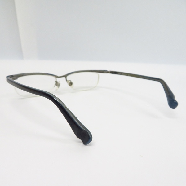 実際に弊社で買取させて頂いた999.9/フォーナインズ 度入り メガネフレーム ハーフリム M-902の画像 1枚目