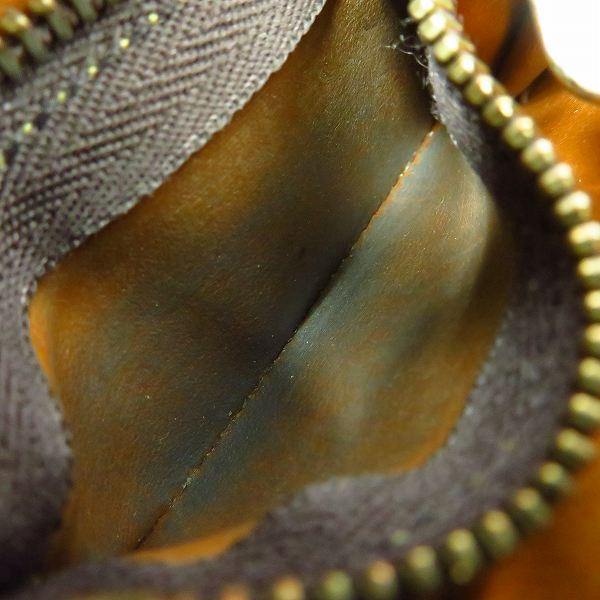 実際に弊社で買取させて頂いたETRO/エトロ ペイズリー柄 ダブルラウンドジップ レザーコンパクト財布の画像 4枚目