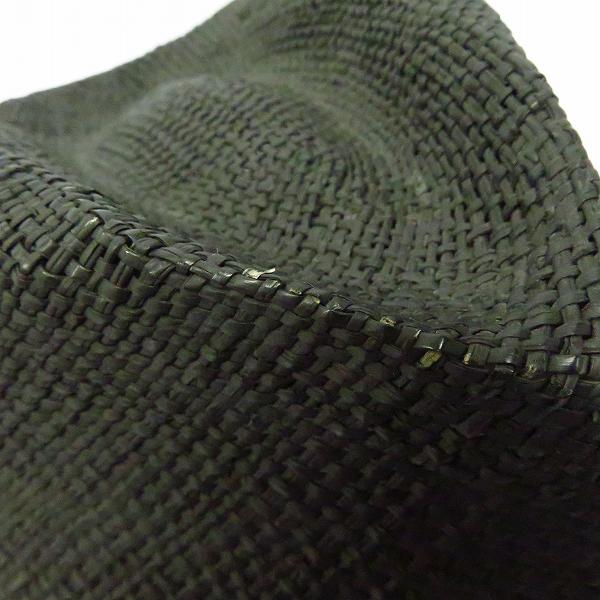 実際に弊社で買取させて頂いたCA4LA/カシラ ブラック/ブラウン 中折れハットの画像 6枚目
