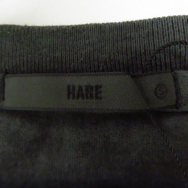 実際に弊社で買取させて頂いた【未使用含む】HARE/ハレ 半袖Tシャツ/テンジクハイネック/長袖シャツ/ジャケット/S  4点セットの画像 2枚目