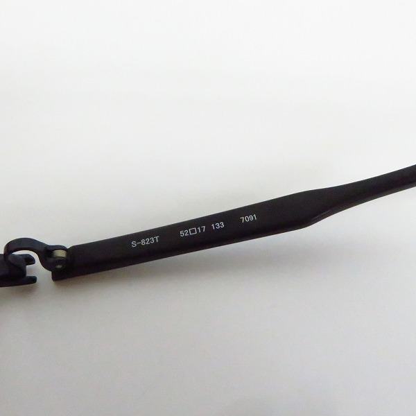 実際に弊社で買取させて頂いた999.9/フォーナインズ 度入り メガネフレーム S-823T 52□17 133の画像 4枚目