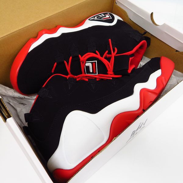 実際に弊社で買取させて頂いたFILA/フィラ GRANT HILL 1/グラントヒル1 ハイカットスニーカー F0410/26.5の画像 7枚目