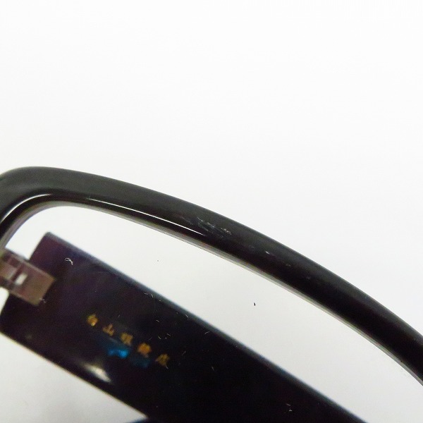 実際に弊社で買取させて頂いた白山眼鏡店/ハクサンガンキョウテン バイカラースクエア 眼鏡フレームの画像 7枚目