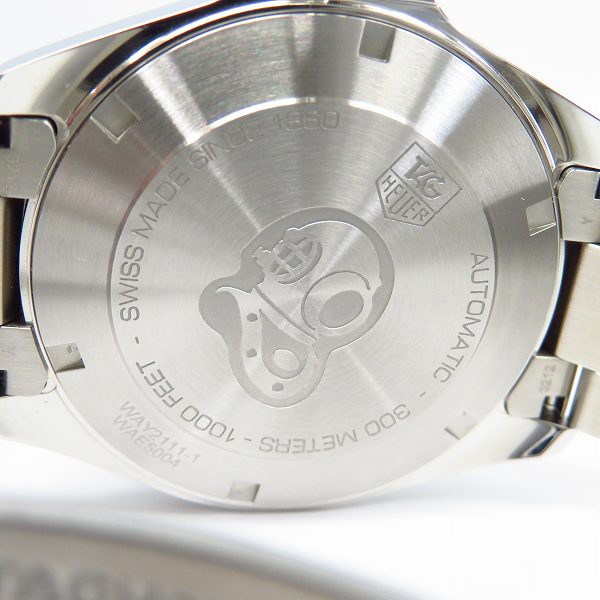 実際に弊社で買取させて頂いたTAG Heuer/タグホイヤー AQUARACER/アクアレーサー キャリバー5 自動巻き 腕時計 WAY2111-1の画像 4枚目