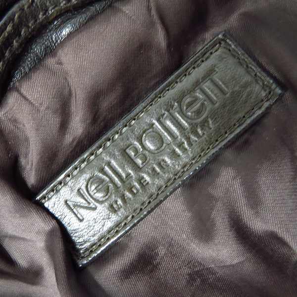 実際に弊社で買取させて頂いたNeil Barrett/ニールバレット BUFFALO LEATHER/バッファローレザー シワ加工 M-65 ジャケット/ライダース XXSの画像 3枚目