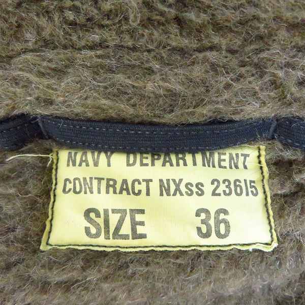 実際に弊社で買取させて頂いたBUZZ RICKSON'S/バズリクソンズ デッキジャケット N-1 NAVY BR12030/36の画像 2枚目