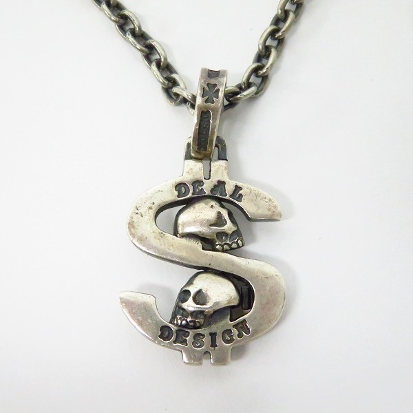 実際に弊社で買取させて頂いたDEAL DESIGN/ディールデザイン ＄モチーフネックレスの画像 1枚目