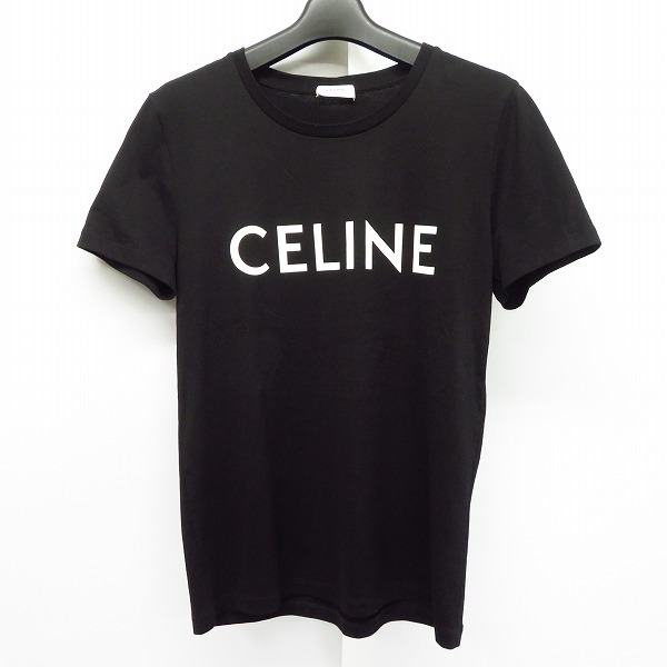 実際に弊社で買取させて頂いた【注目商品/JPタグ】CELINE/セリーヌ 20SS クラシックラウンドネックシャツ ロゴジャージー 半袖Tシャツ 2X314916G S