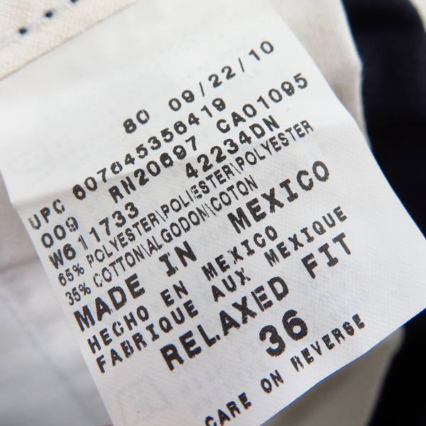 実際に弊社で買取させて頂いた【未使用】Dickies/ディッキーズ RELAXED FIT ワーク ハーフパンツ ブラック/ネイビー/42234BK/42234DN/36 2点セットの画像 3枚目