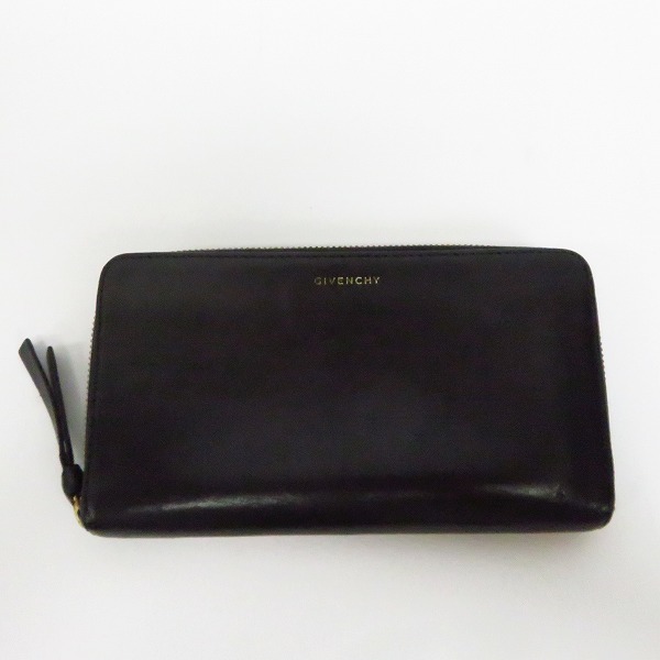 実際に弊社で買取させて頂いたGIVENCHY/ジバンシー ラムスキン ラウンドファスナー長財布 13M6199-092-001