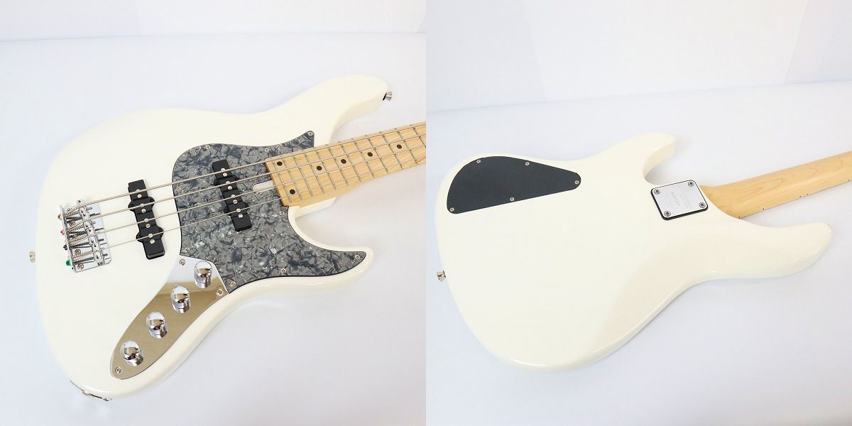 実際に弊社で買取させて頂いた★Bacchus/バッカス WL-42MG AC/M SWH WOODLINE MODEL 4弦 エレキベース ソフトケース付きの画像 6枚目