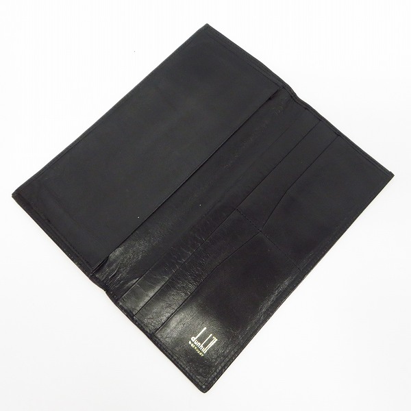 実際に弊社で買取させて頂いたdunhill/ダンヒル ロゴプレート レザー 二つ折り長財布/札入れの画像 3枚目