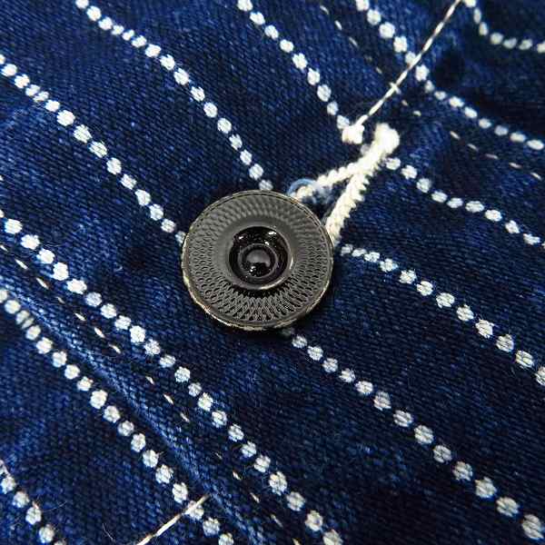 実際に弊社で買取させて頂いたSUGAR CANE/シュガーケーン ウォバッシュストライプワークベスト/40の画像 5枚目