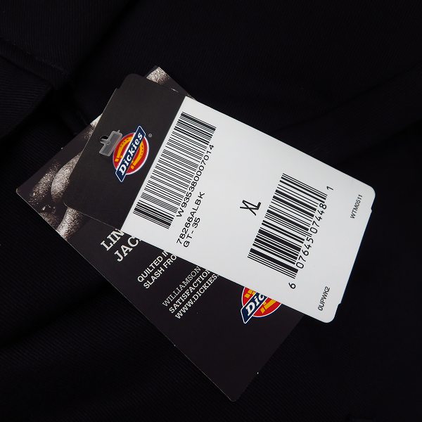 実際に弊社で買取させて頂いた【未使用】Dickies/ディッキーズ LINED TWILL JACKET ツイルジャケット/XLの画像 6枚目