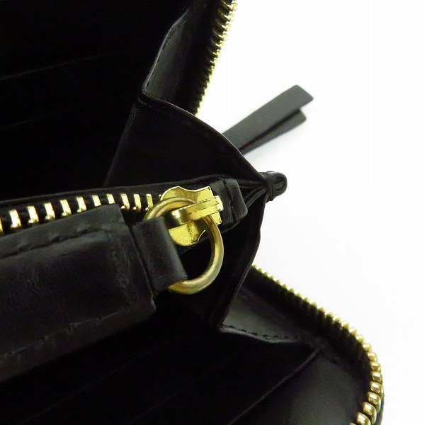 実際に弊社で買取させて頂いたGIVENCHY/ジバンシー ラムスキン ラウンドファスナー長財布 13M6199-092-001の画像 5枚目