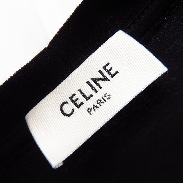 実際に弊社で買取させて頂いた【注目商品/JPタグ】CELINE/セリーヌ 20SS クラシックラウンドネックシャツ ロゴジャージー 半袖Tシャツ 2X314916G Sの画像 2枚目