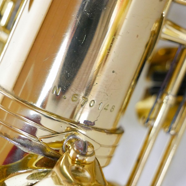 実際に弊社で買取させて頂いた★SELMER/セルマー SA80/Super Action 80 SERIE II アルトサックス 彫刻有 ハードケース付きの画像 2枚目