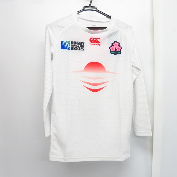 実際に弊社で買取させて頂いた【未使用】CANTERBURY/カンタベリー RWC2015 JAPAN LS GAME DAY SHIRT R45540WJ/3L